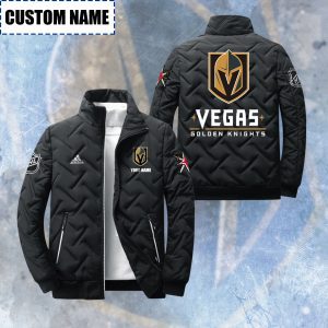 Vegas Golden Knights Padded Jacket Stand Collar Coats