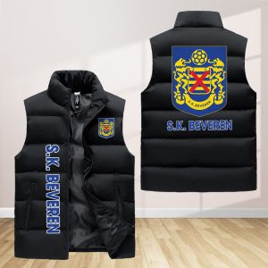 Waasland-Beveren Sleeveless Down Jacket Sleeveless Vest