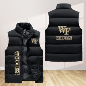 Wake Forest Demon Deacons Sleeveless Down Jacket Sleeveless Vest