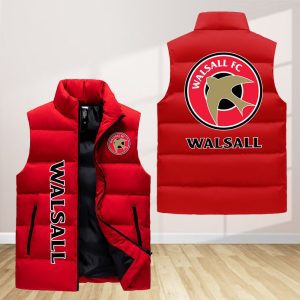 Walsall Fc Sleeveless Down Jacket Sleeveless Vest