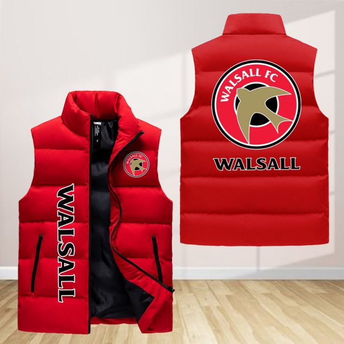 Walsall Fc Sleeveless Down Jacket Sleeveless Vest