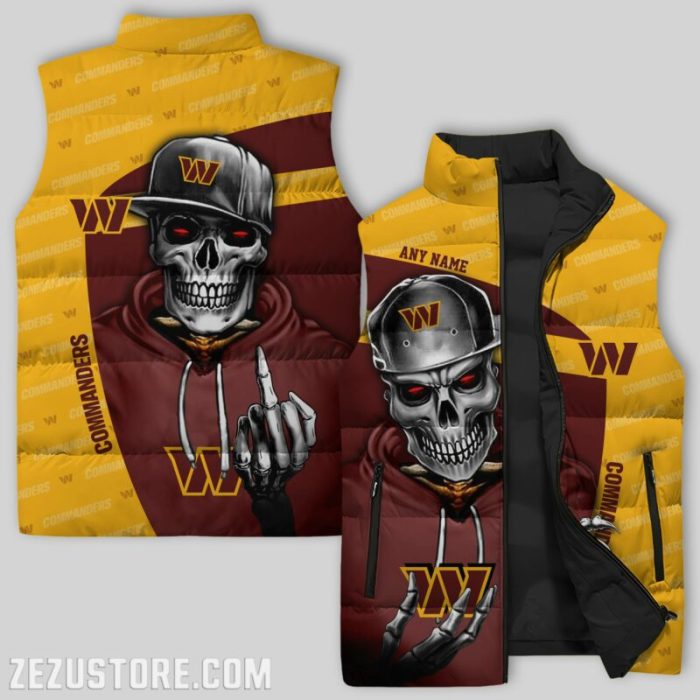 Washington Commanders NFL Sleeveless Down Jacket Sleeveless Vest