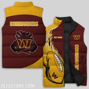 Washington Commanders NFL Sleeveless Down Jacket Sleeveless Vest