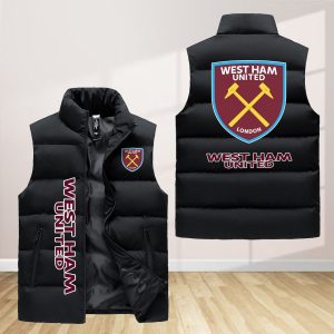 West Ham United F.C Sleeveless Down Jacket Sleeveless Vest