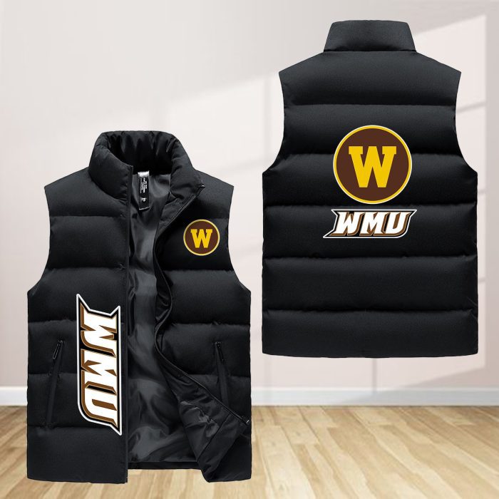 Western Michigan Broncos Sleeveless Down Jacket Sleeveless Vest