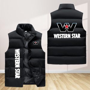 Western Star Sleeveless Down Jacket Sleeveless Vest