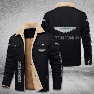 ASTON MARTIN Fleece Cargo Jacket Winter Jacket For Car Lover 2023 Collection FCJ1034