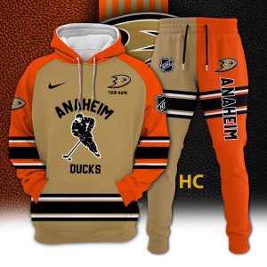 Anaheim Ducks Combo Hoodie Long Pants Set Edition 3D CHJ1600