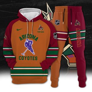 Arizona Coyotes Combo Hoodie Long Pants Set Edition 3D CHJ1601