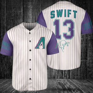 Arizona Diamondbacks Taylor Swift Fan Baseball Jersey BTL1002