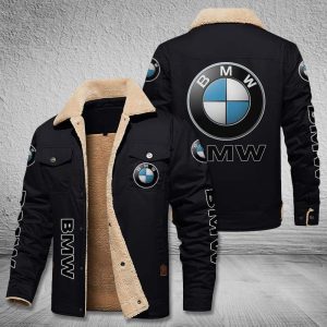 BMW Fleece Cargo Jacket Winter Jacket For Car Lover 2023 Collection FCJ1038
