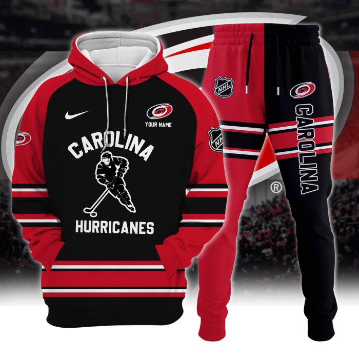 Carolina Hurricanes Combo Hoodie Long Pants Set Edition 3D CHJ1605