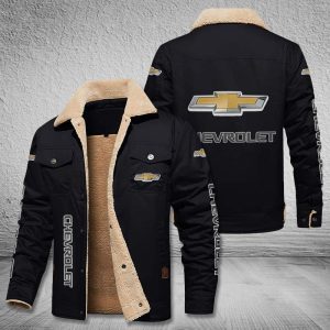 Chevrolet Fleece Cargo Jacket Winter Jacket For Car Lover 2023 Collection FCJ1043