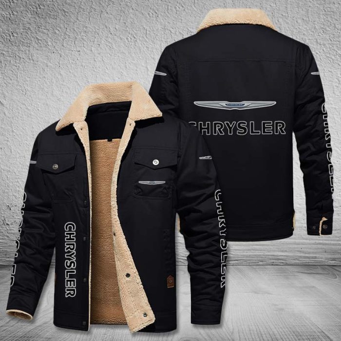 Chrysler Fleece Cargo Jacket Winter Jacket For Car Lover 2023 Collection FCJ1044