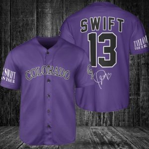 Colorado Rockies Taylor Swift Fan Baseball Jersey BTL1016