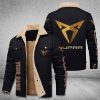 Cupra Cars Logo Personalized Fleece Cargo Jacket Winter Jacket FCJ1008