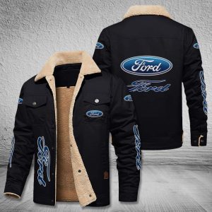 Ford Fleece Cargo Jacket Winter Jacket For Car Lover 2023 Collection FCJ1052