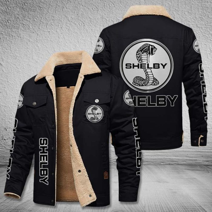 Ford Shelby Fleece Cargo Jacket Winter Jacket For Car Lover 2023 Collection FCJ1051