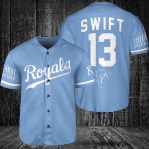 Kansas City Royals Taylor Swift Fan Baseball Jersey BTL1024