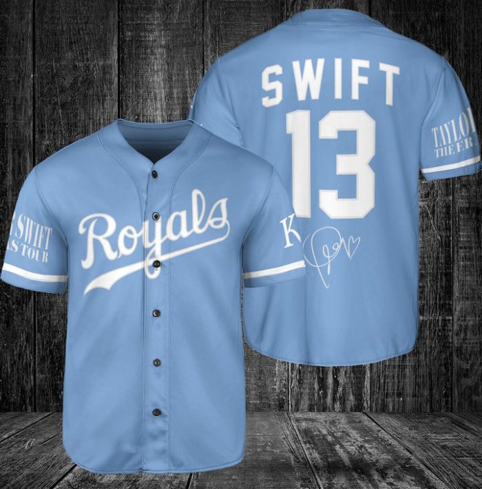 Kansas City Royals Taylor Swift Fan Baseball Jersey BTL1024