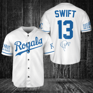 Kansas City Royals Taylor Swift Fan Baseball Jersey BTL1026