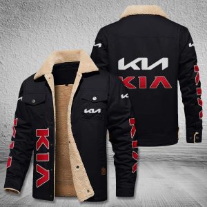 Kia Fleece Cargo Jacket Winter Jacket For Car Lover 2023 Collection FCJ1064