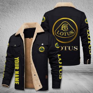 Lotus Cars Logo Personalized Fleece Cargo Jacket Winter Jacket FCJ1020