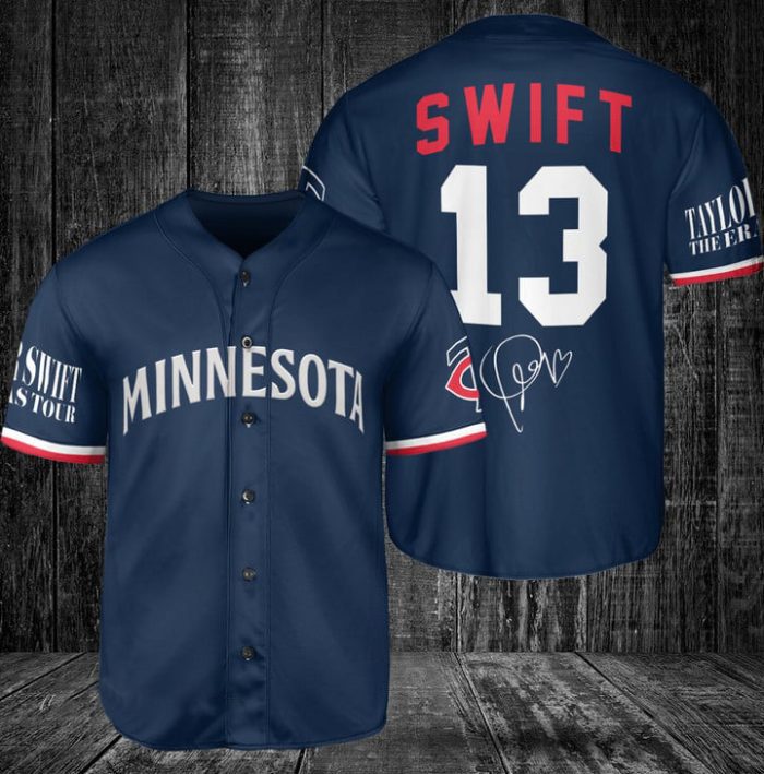 Minnesota Twins Taylor Swift Fan Baseball Jersey BTL1032