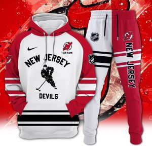 New Jersey Devils Combo Hoodie Long Pants Set Edition 3D CHJ1617