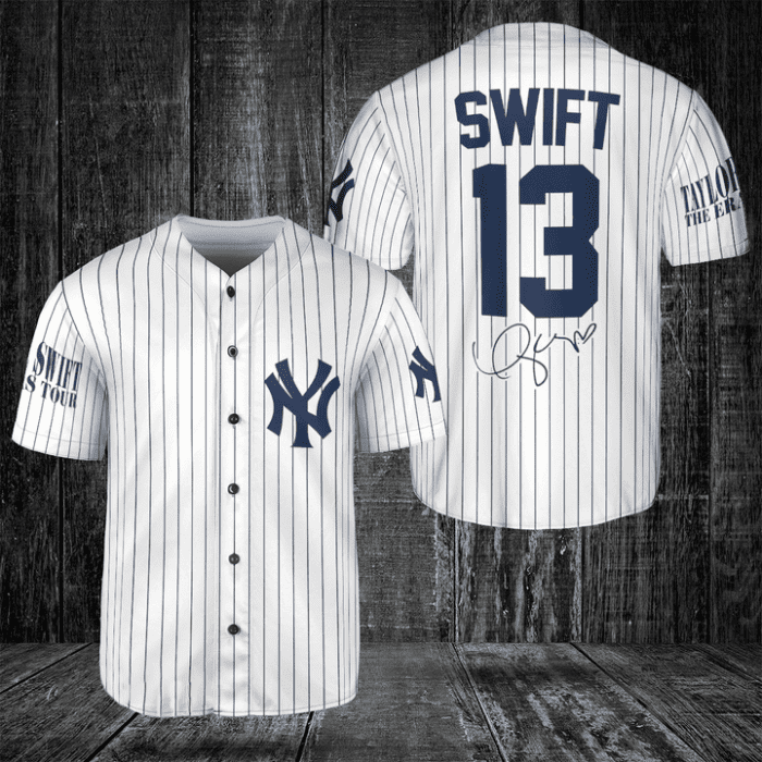 New York Yankees Taylor Swift Fan Baseball Jersey BTL1036