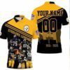 Pittsburgh Steelers Legends Signature 87th Anniversary For Fans Personalized Polo Shirt PLS3453