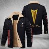 Pontiac Cars Logo Personalized Fleece Cargo Jacket Winter Jacket FCJ1026