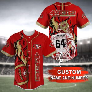 San Francisco 49ers NFL Baseball Jersey Personalized 2023 BJ2382