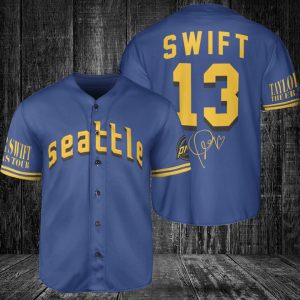 Seattle Mariners Taylor Swift Fan Baseball Jersey BTL1043