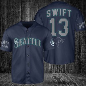 Seattle Mariners Taylor Swift Fan Baseball Jersey BTL1044