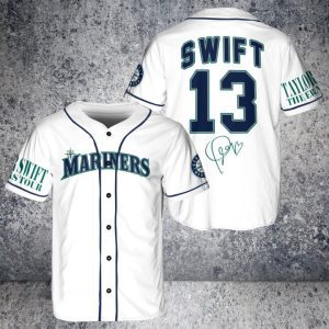 Seattle Mariners Taylor Swift Fan Baseball Jersey BTL1045