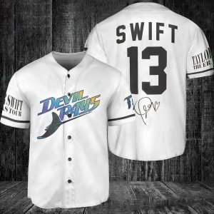 Tampa Bay Rays Taylor Swift Fan Baseball Jersey BTL1048