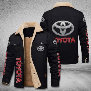 Toyota Fleece Cargo Jacket Winter Jacket For Car Lover 2023 Collection FCJ1087