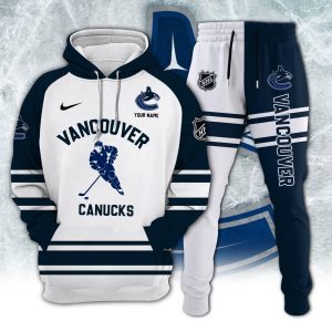 Vancouver Canucks Combo Hoodie Long Pants Set Edition 3D CHJ1628
