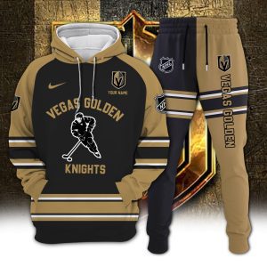 Vegas Golden Knights Combo Hoodie Long Pants Set Edition 3D CHJ1629