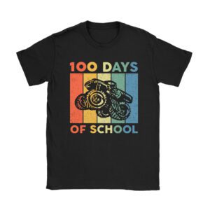 100 Days of School Monster Truck 100th Day of School Boys Unisex T-Shirt TH1017