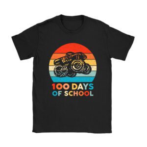 100 Days of School Monster Truck 100th Day of School Boys Unisex T-Shirt TH1018