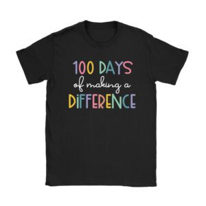 Autism Awareness Making Differences 100 Days Of School Unisex T-Shirt TH1081