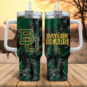 Baylor Bears NCAA Hunting Personalized Stanley Tumbler 40oz STT1007