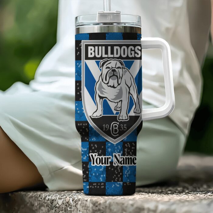 Canterbury Bankstown Bulldogs NRL Personalized Stanley Tumbler 40oz STT1277