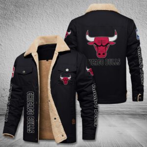 Chicago Bulls Fleece Cargo Jacket Winter Jacket FCJ1840