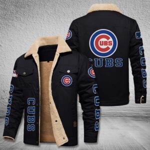 Chicago Cubs Fleece Cargo Jacket Winter Jacket FCJ1767