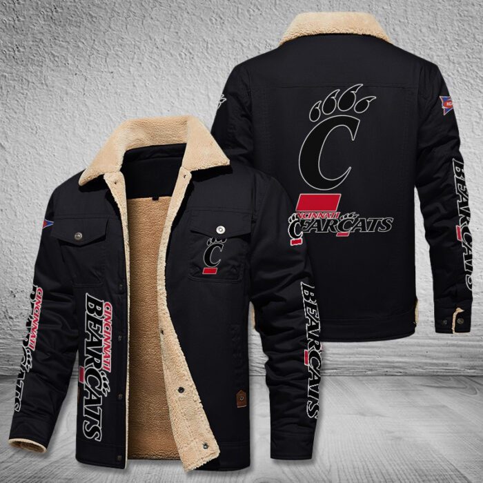 Cincinnati Bearcats Fleece Cargo Jacket Winter Jacket FCJ1954