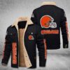 Cleveland Browns Fleece Cargo Jacket Winter Jacket FCJ1693