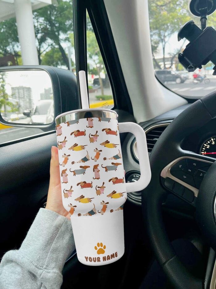 Dachshund Shineful 40oz Stanley Tumbler Cute STT1510